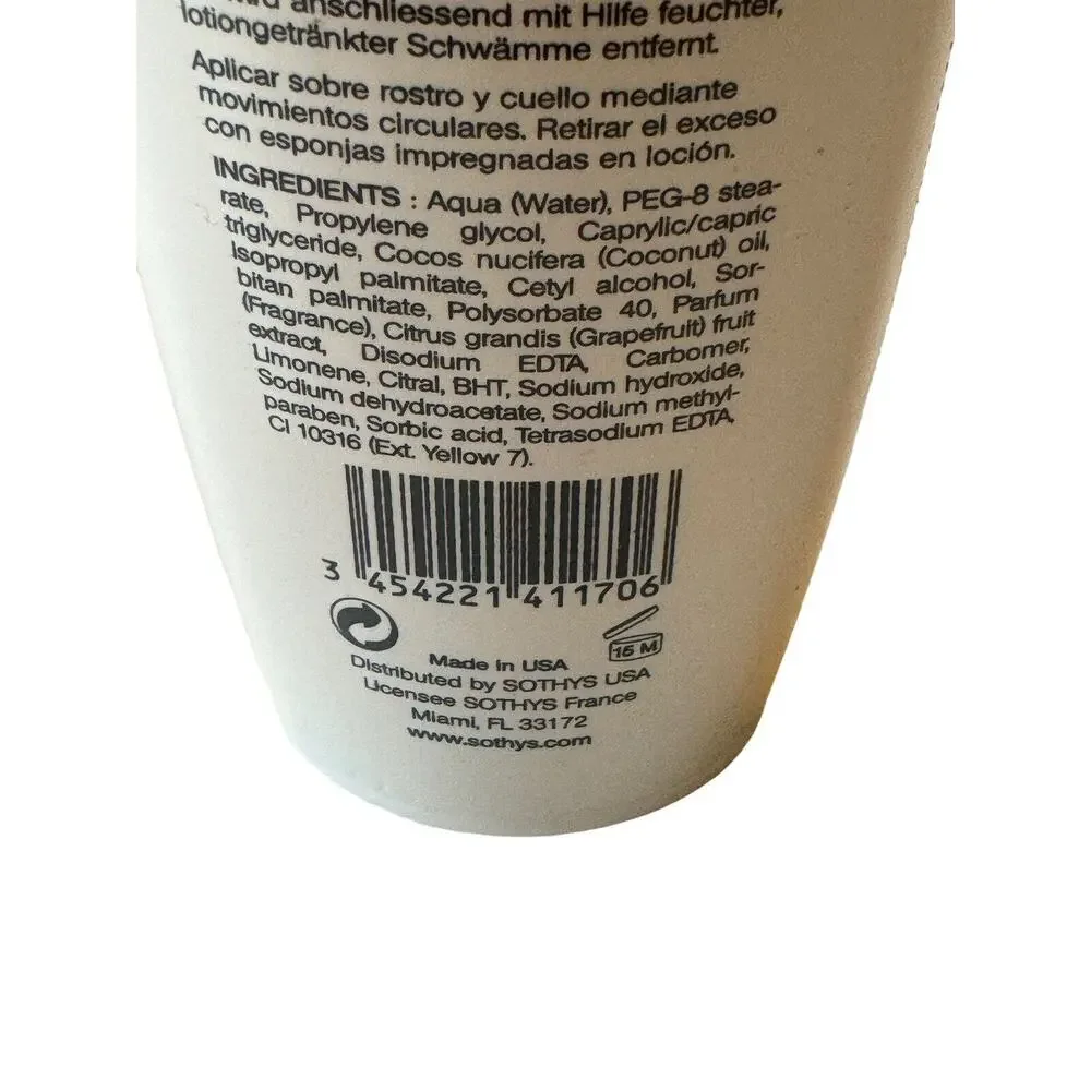 Sothys Lait Demaquillant Satiné Normalizing Beauty Milk 6.7 Fl Oz Sealed New